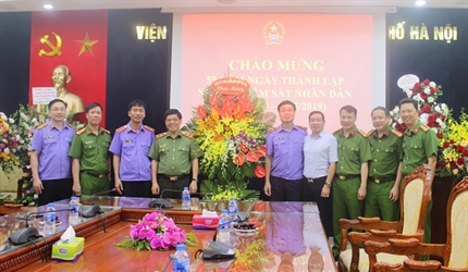 Viện KSND hai cấp thành phố Hà Nội tưng bừng kỷ niệm 59 năm ngày thành...